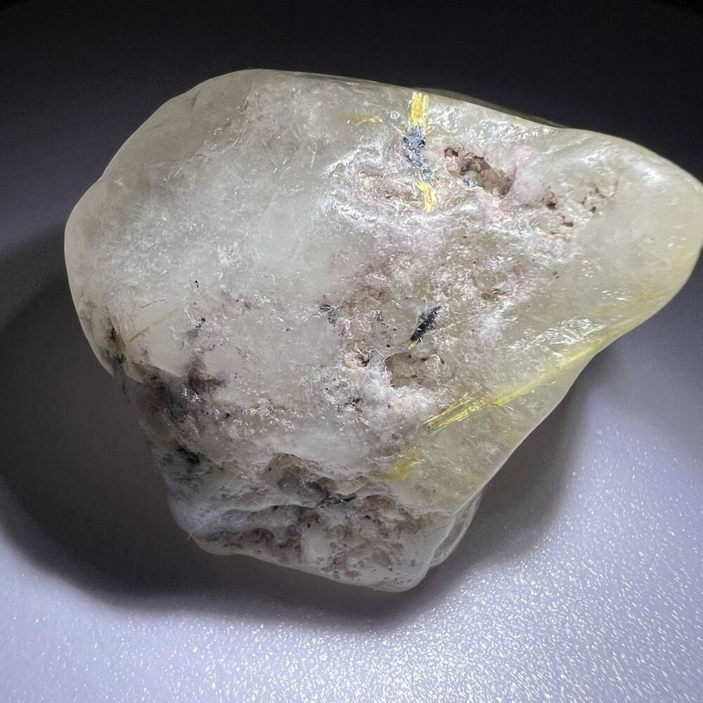 Golden Rutilated Quartz Crystal Freeform - Picture 6 of 13